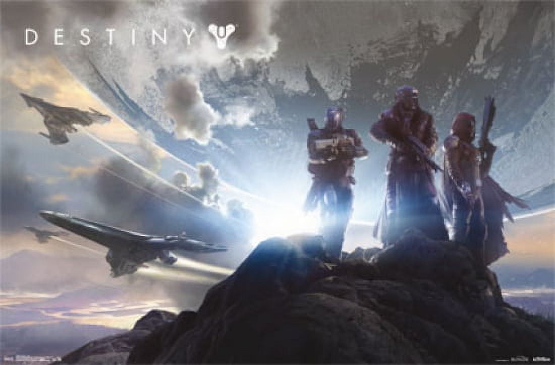 Poster Destiny 2 Sur Toile - 50 X 75 Cm - Impression Haute Qualité - Décoration Murale Chambre
