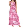 thumbnail image 2 of FcBaudy Camisole Sans Manches Robe Col en V, Robes d'Été pour Femmes, Robes Sans Manches Imprimées à Bretelles Longues Robe pour Femmes, 2 of 7