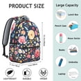 thumbnail image 6 of "Trendy Sunflower Themed Backpack with Flowers Print - Durable Water-Resistant School Backpack for Women & Teens, Padded Shoulder Straps, Spacious Interior for Daily Use", 6 of 6