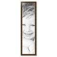thumbnail image 2 of ArtToFrames 12" x 47" Black Panel With Gold Lip Picture Frame, 12x47 inch Multi Wood Poster Frame (WOM-5092), 2 of 7