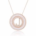 thumbnail image 1 of Collier Pendentif Alphabet A-Z Breloques Femme Chaîne Lettre Initiale, 1 of 9