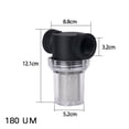 thumbnail image 3 of VALINK Garden Pond 20mm/25mm/32mm Inline Mesh Strainer Water Pump Irrigation High Flow Pipeline Filter, 3 of 7