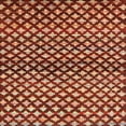 thumbnail image 1 of Ahgly Company Machine Washable Indoor Square Contemporary Sunrise Orange Area Rugs, 4' Square, 1 of 7