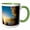 Green/White, variant on 3drose, British Columbia, Vancouver, English Bay, Sunset-cn02 Rca0000 - Rob Casey, 11oz Mug