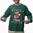 thumbnail image 2 of Christmas Sweatshirt, Merry Christmas Capybara in Sweater Sweatshirt, Cute Animal Holiday Sweatshirt, Adorable Capy Lover Gift for Men & Women, 2 of 5