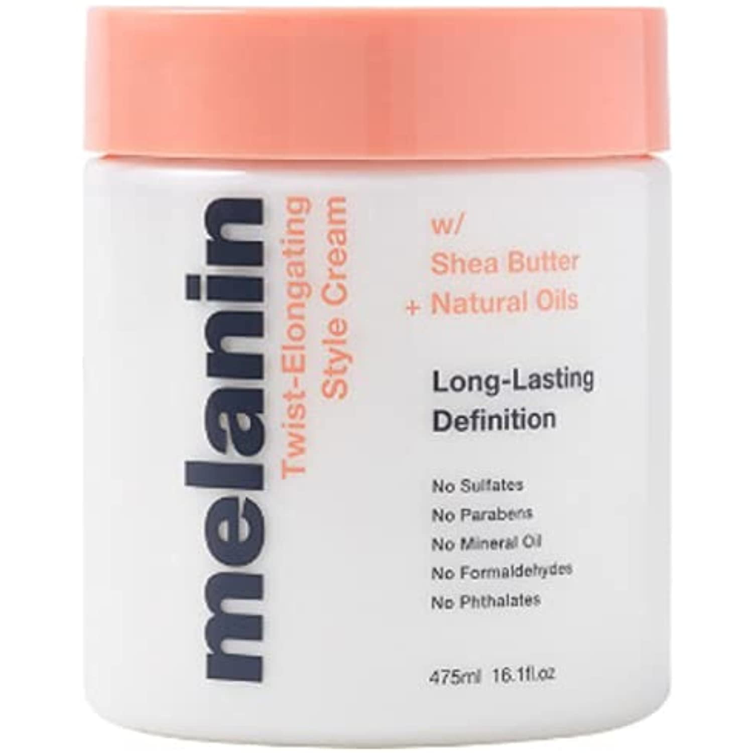 M & H Melanin Haircare Twist Elongating Style Cream with Shea Butter