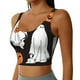 thumbnail image 2 of Fotbe Halloween Ghosts And Pumpkins Sujetador Deportivo Largo sin Aros para Mujer con Almohadillas y Soporte Medio, Transpirable y Absorbente, Camiseta Tipo Chaleco o Tank Top-Medium, 2 of 8