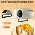 thumbnail image 4 of VEVOR Portable Clothes Dryer PTC Heating & LED Display Dryer Bag 5-H Timer 600W, 4 of 9