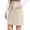 Beige, variant on BALEAF Women's Skorts Skirts 20" Knee Length Cotton Casual High Waist Drawstring Modest Golf Skort with Pocket Beige XXL