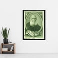 thumbnail image 2 of Stamp USSR 4 Four Kopek Author Leo Tolstoy Extra Large XL Wall Art Poster Print, 2 of 3
