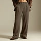 thumbnail image 2 of Pantalones de vestir informales slim fit para hombre: pantalones de verano transpirables sin pinzas para el trabajo, 2 of 4