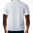 thumbnail image 6 of 3XLT Men's Polo Shirts With Pocket Summertime Fashion Elasticity Casual Loose Zipper Lapel Short Sleeve, 6 of 9