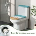 thumbnail image 5 of Yuyamidu Starfish Toilet Lid Cover Blue Toilet Tank Cover Soft & Washable Toilet Lid Dust Cover Set Keep Bathroom Toilet Clean 2 Pieces Beach Toilet Protector Home Decor, 5 of 7