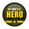thumbnail image 1 of Beistle BT055 2 in. My Son is A Hero Button - Multi Color, 1 of 1