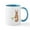 White/Blue Inside, variant on CafePress - Easter Rabbit Mugs - 11 oz Ceramic Mug - Novelty Coffee Tea Cup