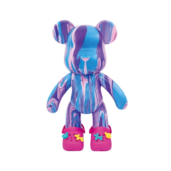 Pour Palz Bear Sport Mode Pink DIY Paint & Pour Craft Kit & Activity Toy for Kids, Ages 5 