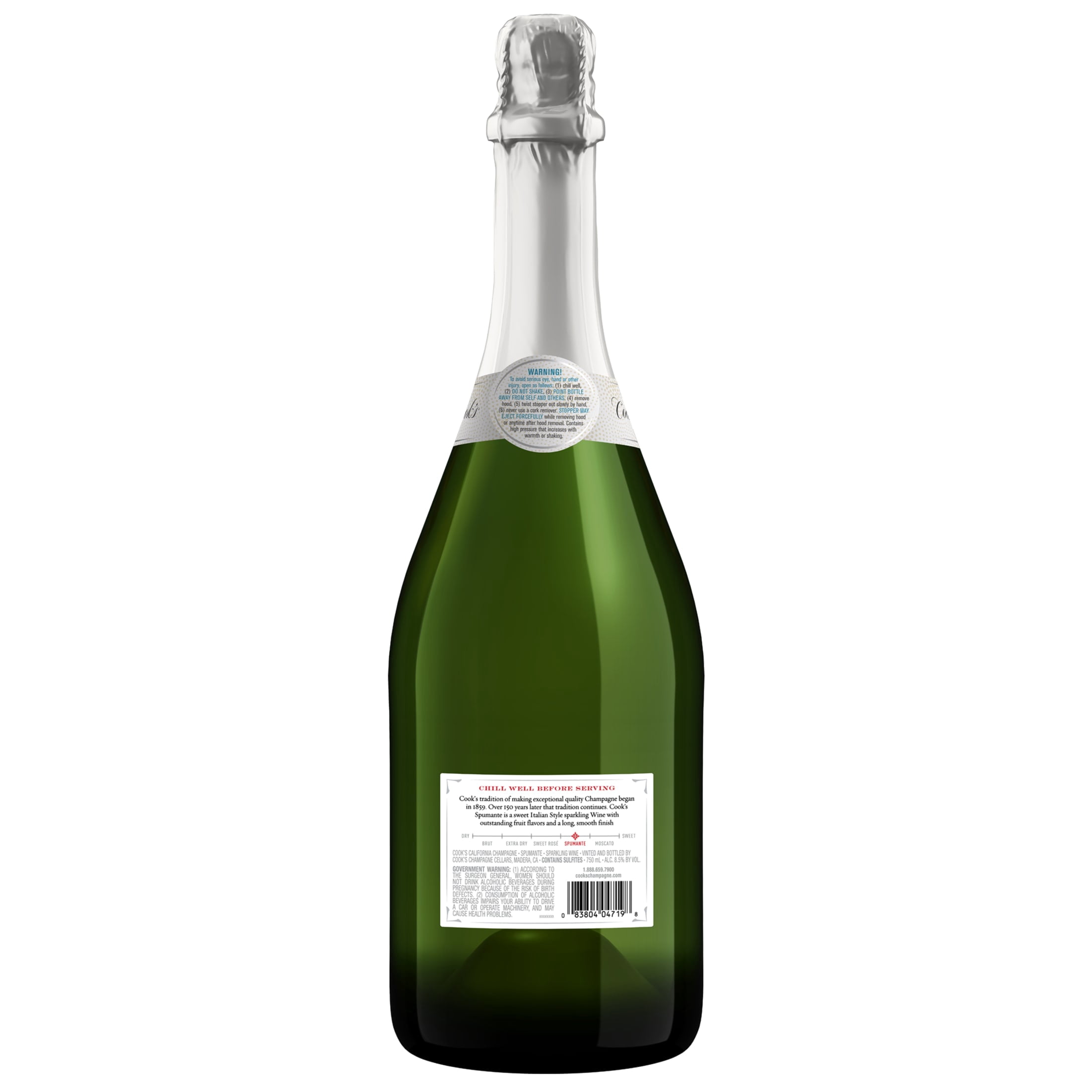 Cook's Spumante, Sparkling Wine, 750 mL - Walmart.com