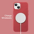 thumbnail image 5 of JETech Silicone Case for iPhone 14 Plus 6.7-Inch, Silky-Soft Touch Full-Body Protective Phone Case, Shockproof Cover with Microfiber Lining (Red), 5 of 7