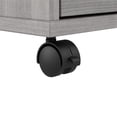 thumbnail image 2 of Scranton & Co Engineered Wood 3 Drawer Rolling File Cabinet with Lock in Gray, 2 of 10