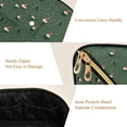 thumbnail image 5 of FORMRS Makeup Bag Travel Cosmetic Organizer for Women Fold Flat Zipper Pouch with Handle, Christmas Forest, 5 of 8