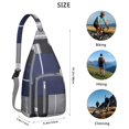 thumbnail image 4 of Modern Art Sling Backpack - Museum-Worthy Print Crossbody Bag, Fashion Forward Design, 4 of 4