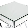 thumbnail image 4 of Furniture of America Xander Contemporary Metal Square End Table in Chrome, 4 of 7