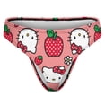 thumbnail image 5 of Hello Kitty Women's Breathable Seamless Thong Panties No Show Underwear, 5 of 7