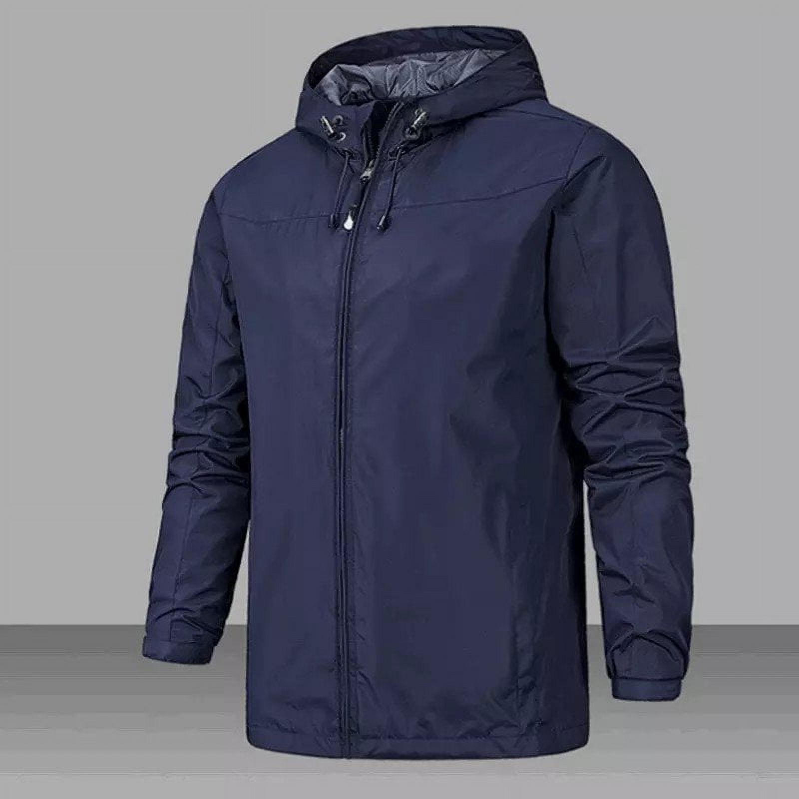 Zoomarlous Unisex Windproof Waterproof Jacket 2021 Outdoor Mountaineering Autumn Winter Jacket Zipper Design - image 5 of 10
