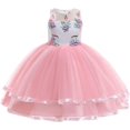 thumbnail image 2 of Talla: 4-5 años, Vestido Princesa Unicornio Infantil, Vestidos Niña, Vestido Princesa con Unicornio, Fiesta Unicornio, 2 of 5