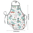 thumbnail image 2 of Sikiie Music Lover Dinosaur Aprons for Kitchen Cooking Aprons, Chef Apron for Men Women Chef, 2 of 7