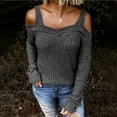 thumbnail image 2 of Clearance under $5 JINMGG 2025 Fall Winter Plus Size Sweaters for Women Clearance,Women's and Winter Long-sleeved Loose Knit Plus-size Warm Pullover, 2 of 5