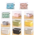 thumbnail image 6 of BESEW7 Portable Foldable Storage Bins, Cotton Linen Drawer Organizer for Closet, Laundry Basket Bathroom Decor Pantry Organizers and Storage Tree, 6 of 8