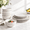White-Mixed Embossment-Service for 4 (12pcs), variant on 24-piece Ceramic Dinnerware Set With Mugsplete Plates And For 6 Stylish Dish Coffee Cups Hosting Families & Gift Giving