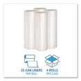 thumbnail image 3 of Low Density Repro Can Liners, 60 Gal, 1.4 Mil, 38" X 58", Clear, 10 Bags/roll, 10 Rolls/carton | Bundle of 2 Cartons, 3 of 4