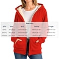 thumbnail image 4 of Busydd Plus Size Fleece Jacket Women Warm Cozy Solid Color Hooded Winter Jacket Trendy Casual Long Sleeve Zip up Jacket with Pockets 3XL, 4 of 9