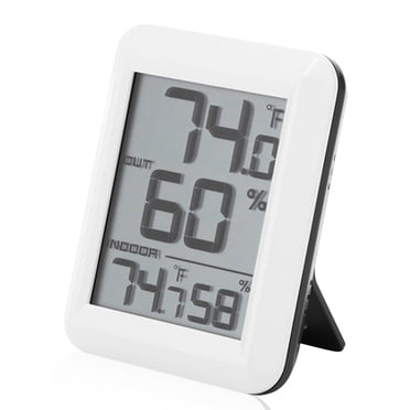 Zootealy Thermomètre Numérique Sans Fil Hygrothermograph Hygromètre Intérieur Extérieur Thermomètre de Température et d'Humidité avec Affichage LED