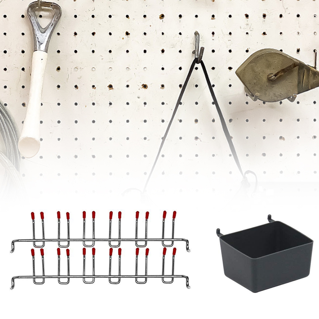 PatungKu 228Pcs Heavy Duty Metal Pegboard Hooks For Tool Organization Rustproof Hangers For Garage Workshop Storage