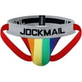 thumbnail image 4 of JOCKMAIL 2Pack/PCS Men's  Thongs Athletic Supporter Men's Briefs Rainbow Underwear Gym Workout, 4 of 8
