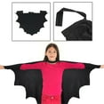 thumbnail image 5 of Little Kid Kids Black Bat Accessories Party Children's Clothing Bat Cape Youth T Shirts Crop Top Dance Shirts for Girls And Top for Toddlers Girls Girl Age 1 Tops Size Small Crop 5-6 Years Black, 5 of 5