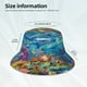 thumbnail image 3 of Fotbe Sea World Sombrero Tipo Pescador con Estampado – Sombrero de Sol de Algodón de Moda para Playa, Golf, Pesca, 3 of 6