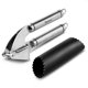 thumbnail image 1 of Less Steel Garlic Press And Silic Garlic Er, 1 of 5