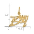 thumbnail image 3 of Finest Gold 10K Yellow Gold BABY BOY Charm, 3 of 3