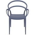 thumbnail image 5 of Compamia Mila Dining Arm Chair in Dark Gray, 5 of 8