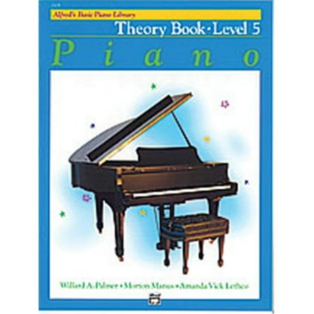 Alfred 00-2125 Basic Piano Course- Theory Book 5 - Music Book