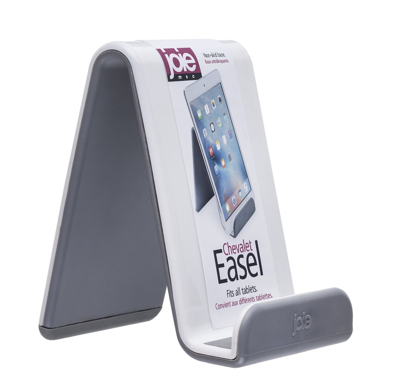 Joie Tablet Easel, Hold Tablets or Books for Easy Viewing, Gray, Pack of 1