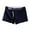 Navy, variant on Cavosen Cotton Underwear for Men Mid Rise Trunks Breathable Soft Solid Color Comfortable Casual Briefs 1Pack