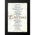 thumbnail image 2 of Phillips, Anita 11x14 Black Modern Framed Museum Art Print Titled - Doctors Are, 2 of 5