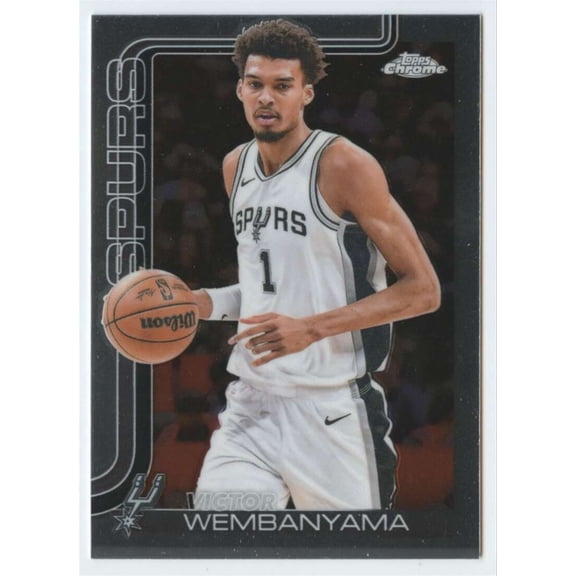 2025-26 TOPPS CHROME #221 VICTOR WEMBANYAMA SAN ANTONIO SPURS