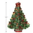 thumbnail image 2 of Beistle 3 Dimensional Christmas Tree Tabletop Centerpiece for Winter Holiday Celebrations-Festive Decorations, Friends and Family Gatherings, 11.75", Multicolored, 2 of 4