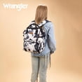 thumbnail image 3 of Wrangler Diaper Bag Backpack Western Backpack Purses with Changing Pad and Pacifier Case, Cow-Black, 3 of 9